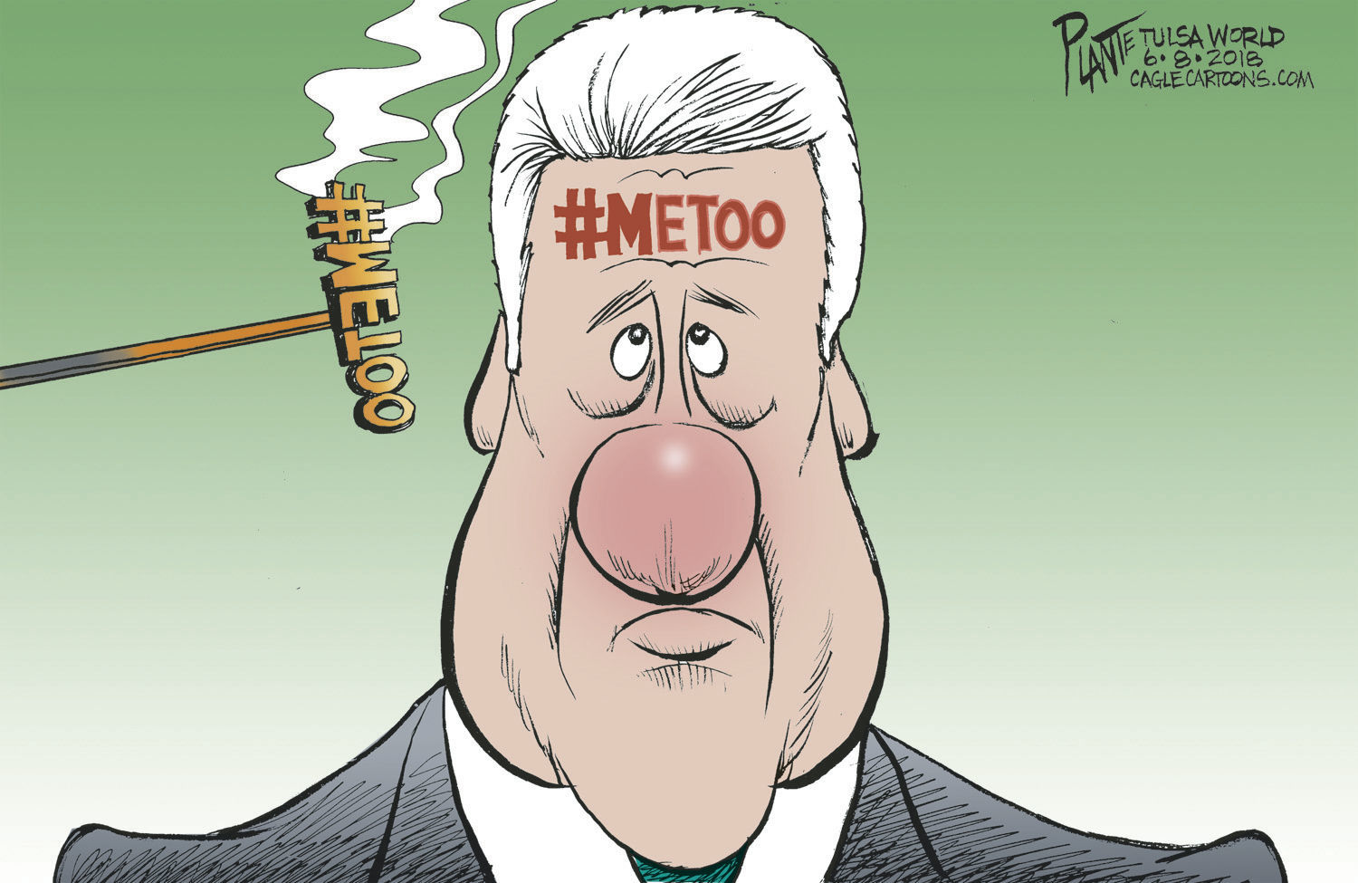 Bruce Plante Cartoon: Bill Clinton